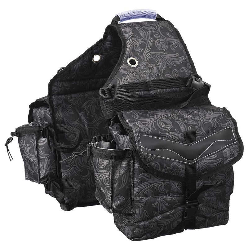 Tough-1 Multi-Pocket Insulated Nylon Saddle Bag in Prints - Breeches.com