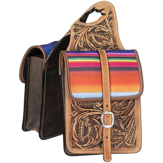 Tough 1 Leather Horn Bag in Prints Breeches