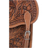 Tough-1 Floral Tooled Saddle Bag - Breeches.com