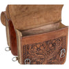 Tough-1 Floral Tooled Saddle Bag - Breeches.com