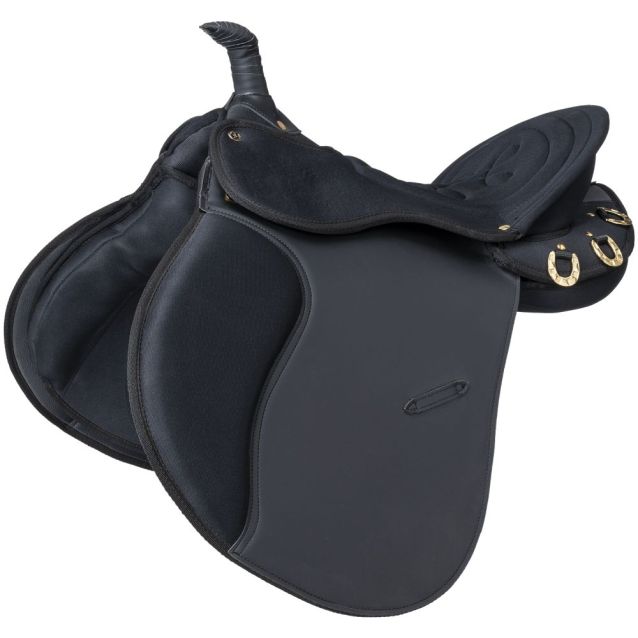 EquiRoyal Pro Am Trail Saddle With Horn - Breeches.com