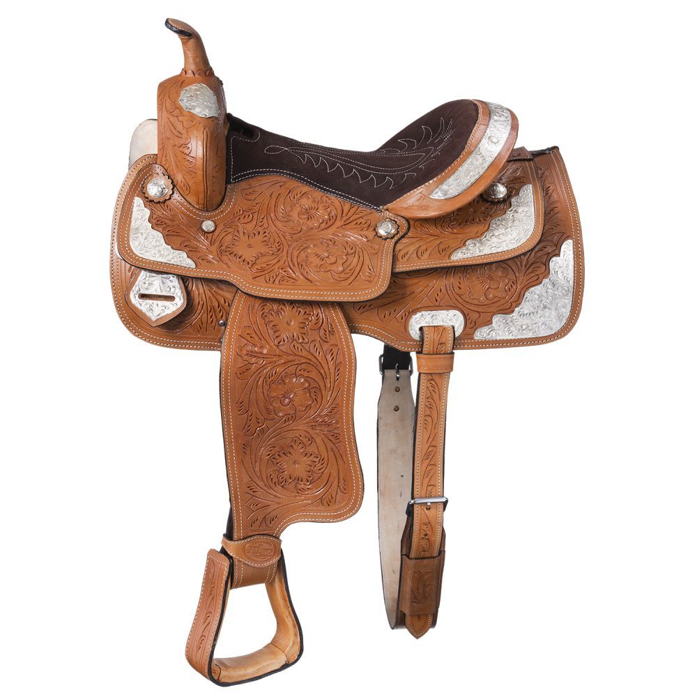 McCoy Trail Saddle with Silver Accents - Breeches.com