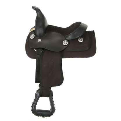 King Series Miniature Synthetic Western Saddle - Breeches.com