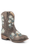 Roper Toddlers Vintage Brown Faux Leather Boots - Breeches.com