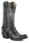 Roper Mens Brushoff Black Vamp & Shaft  Lug Sole Boots - Breeches.com