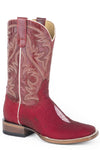 Roper Womens Red Sting Ray Vamp Boot - Breeches.com