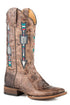 Roper Womens Waxy Brown Vamp & Shaft Boots - Breeches.com