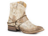 Roper Womens Waxy Tan Leather Vamp & Shaft Boots - Breeches.com