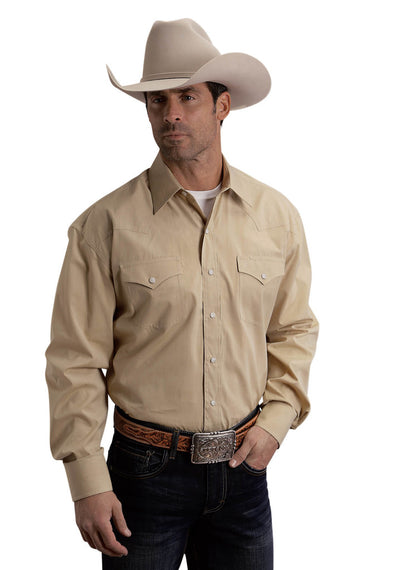 Stetson Men's End On End Solid Shirt - Breeches.com