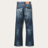 Stetson Men's 1014 Fit Destructed Medium Wash Jeans - Breeches.com