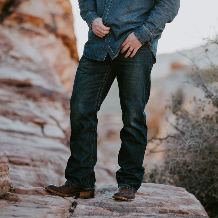 Stetson Men's 1312 Fit Jeans With A Pieced Back Pocket - Breeches.com