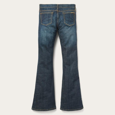 Stetson Women's 816 Classic Boot Cut Jeans In Dark Wash - Breeches.com