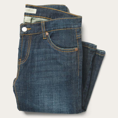 Stetson Women's 816 Classic Boot Cut Jeans In Dark Wash - Breeches.com