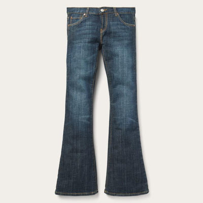 Stetson Women's 816 Classic Boot Cut Jeans In Dark Wash - Breeches.com