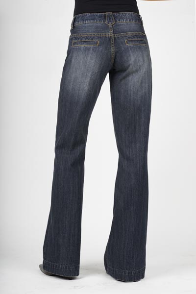 Stetson Women's 214 Dark Wash City  Long Trouser - Breeches.com