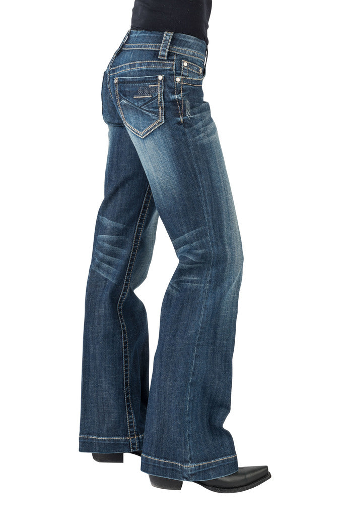 Womens Wrangler Retro Premium High Rise Trouser Jean  Womens JEANS   Wrangler  Fashion Western outfits women Women jeans
