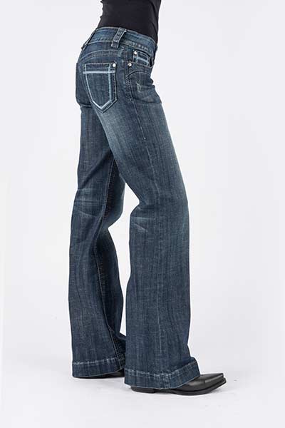 Stetson Women's 214 City Trouser w/ Blue Pocket Emroidery - Breeches.com