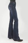 Stetson Women 921 Dark Wash Flare Jean - Breeches.com