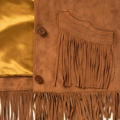 Stetson Womens Lamb Suede Fringed Jacket