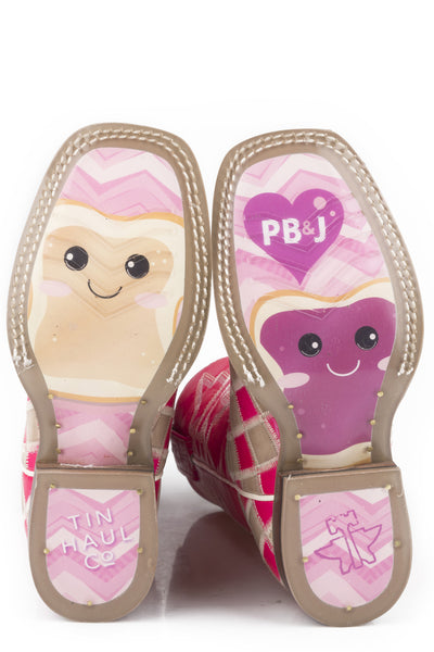 Tinhaul Big Kids Pretty In Pink Boots - Breeches.com