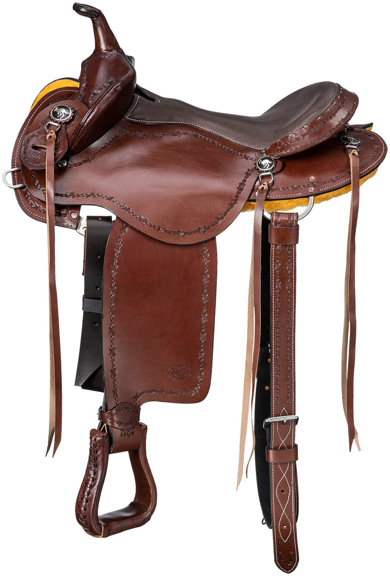 Brisbane Trail Saddle with Horn - Breeches.com