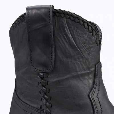 Lane Ladies Charcoal Black Plain Jane Bootie - Breeches.com