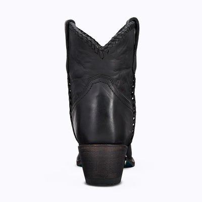 Lane Ladies Charcoal Black Plain Jane Bootie - Breeches.com