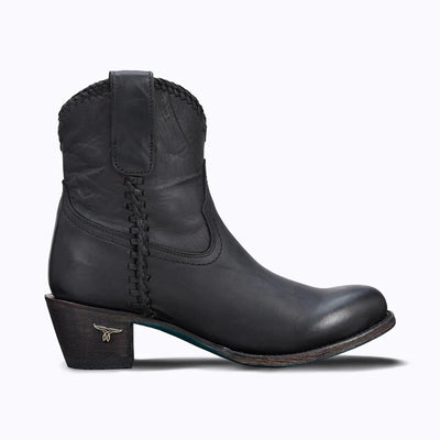 Lane Ladies Charcoal Black Plain Jane Bootie - Breeches.com
