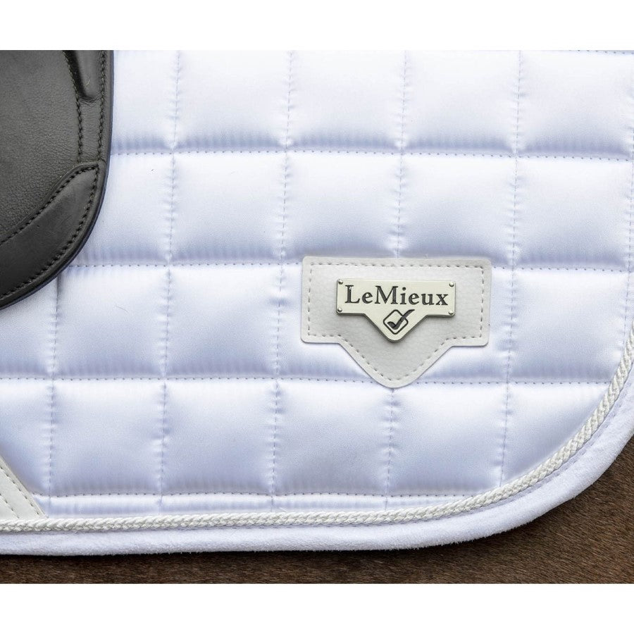 LeMieux Loire Classic Satin Dressage Square Saddle Pad - Breeches.com