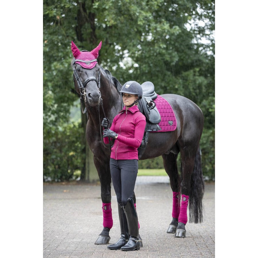 LeMieux Loire Classic Satin Dressage Square Saddle Pad - Breeches.com
