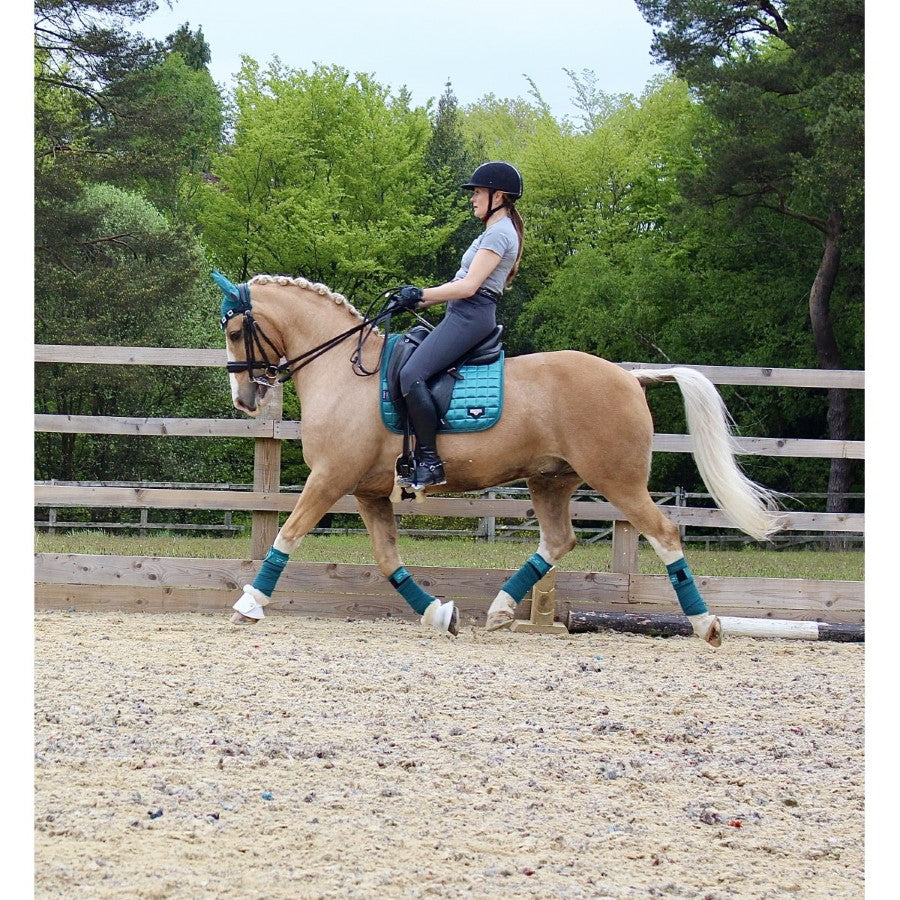 LeMieux Loire Memory Satin Dressage Square Saddle Pad - Breeches.com