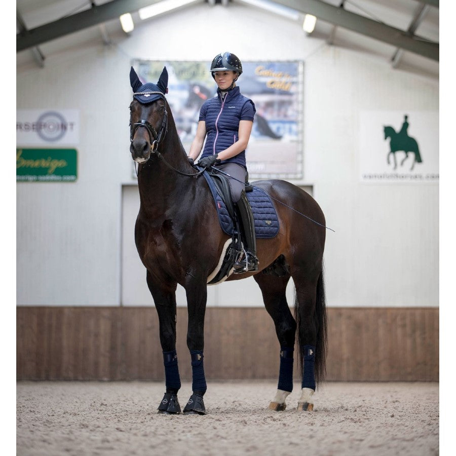 LeMieux Loire Memory Satin Dressage Square Saddle Pad - Breeches.com