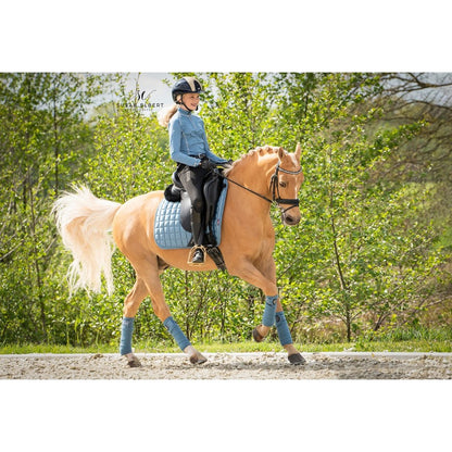 LeMieux Loire Memory Satin Dressage Square Saddle Pad - Breeches.com