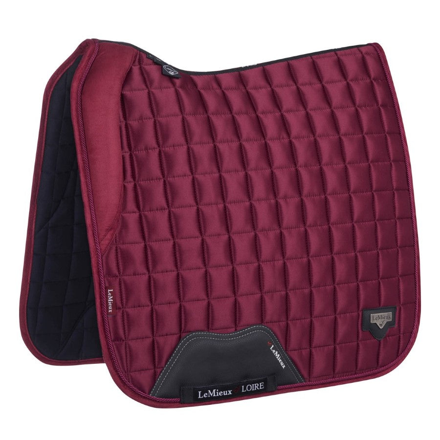 LeMieux Loire Memory Satin Dressage Square Saddle Pad - Breeches.com