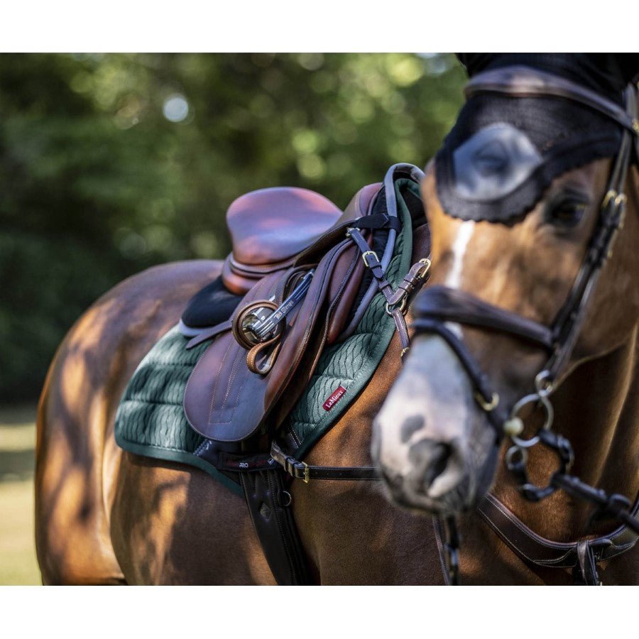 LeMieux Carbon Mesh Air Close Contact Square Saddle Pad - Breeches.com