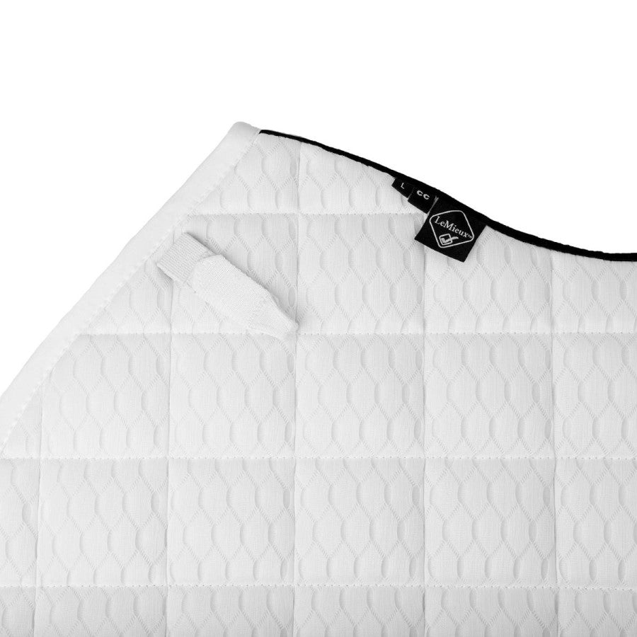 LeMieux Carbon Mesh Air Close Contact Square Saddle Pad - Breeches.com