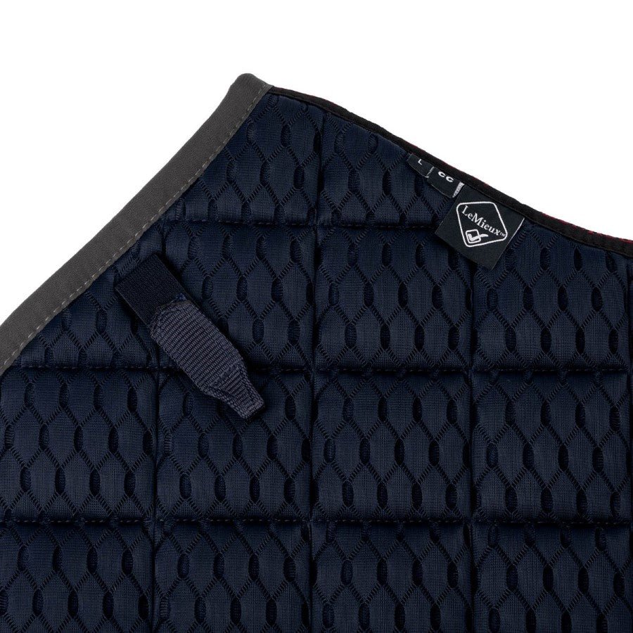 LeMieux Carbon Mesh Air Close Contact Square Saddle Pad - Breeches.com
