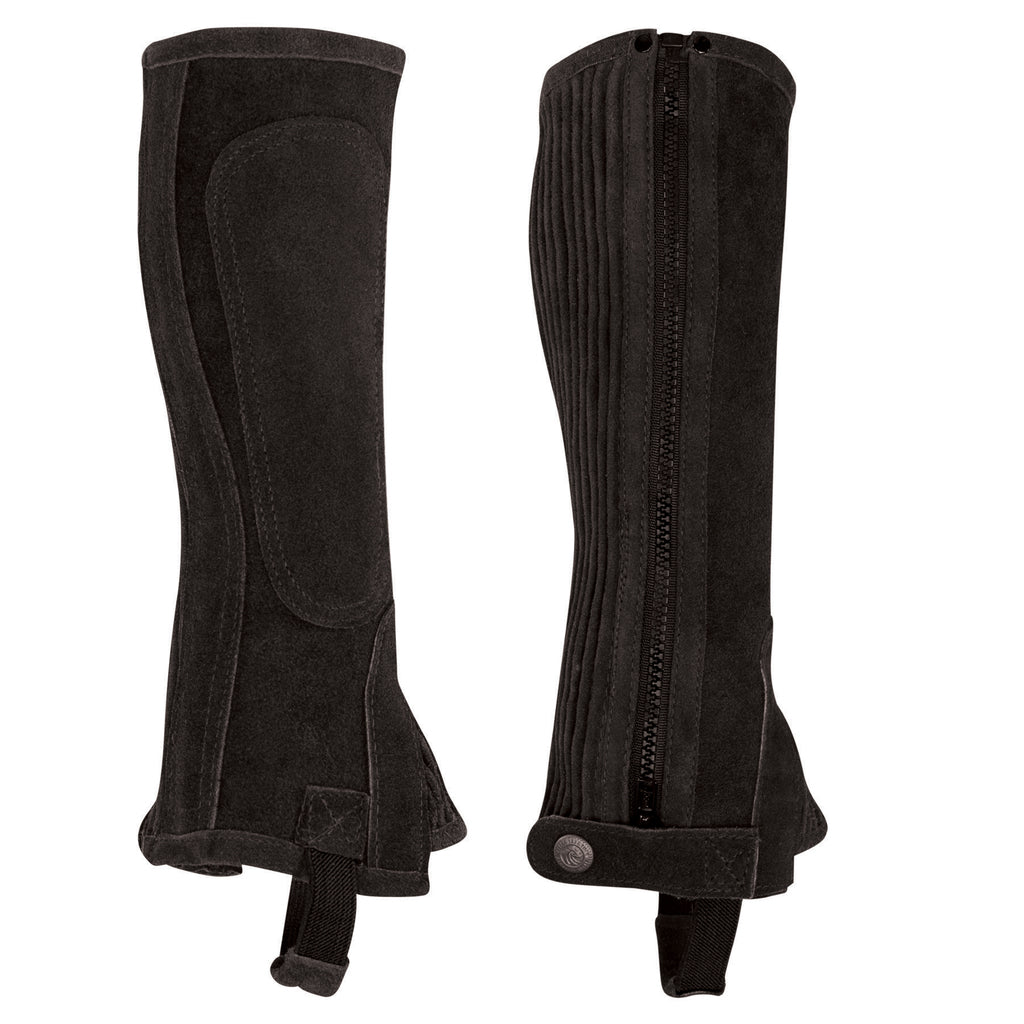 Perri's Leather Medium Tall  Zip Half Chap - Breeches.com