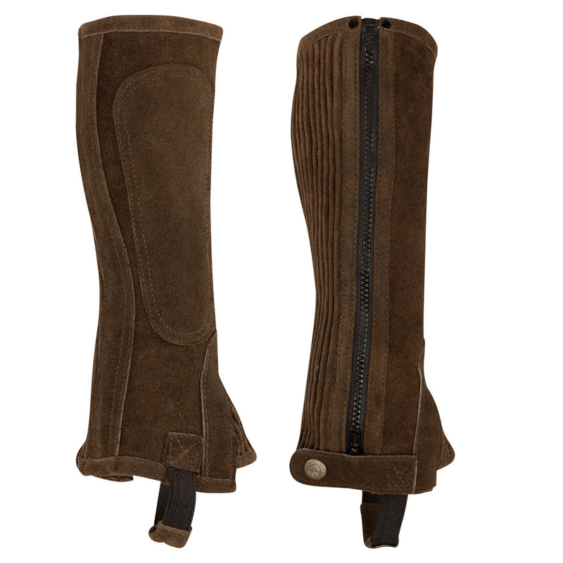 Perri's Leather Medium Tall  Zip Half Chap - Breeches.com