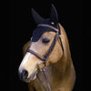 Plughz Black Sound Off 2 Square Front Pony Ear Net - Breeches.com