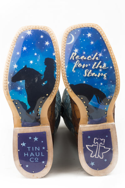 Tinhaul Womens Wish Upon A Star Non-Removable Insole Boots - Breeches.com