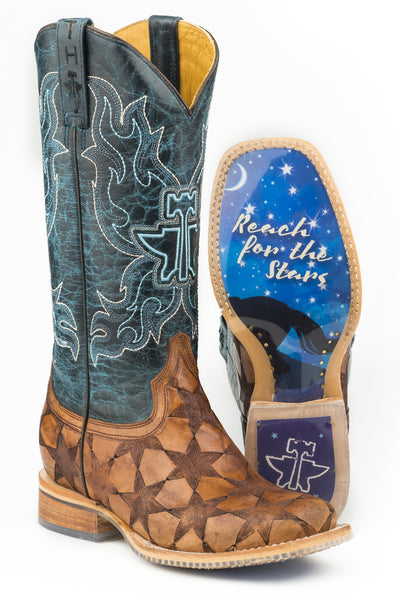 Tinhaul Womens Wish Upon A Star Non-Removable Insole Boots - Breeches.com