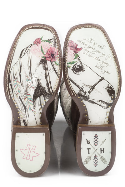 Tinhaul Womens Rosealiscious    Non Removeable Insole Boots - Breeches.com