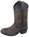 Smoky Mountain Toddler's Monterey Brown/Black Cowboy Boot - Breeches.com