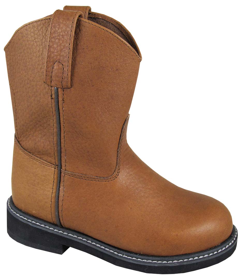 Smoky Mountain Youth Brown Leather Wellington Boot - Breeches.com