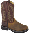 Smoky Mountain Children's Brown Destressed Wellington Boot - Breeches.com