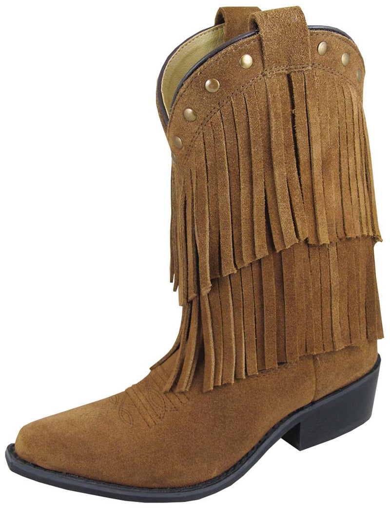 Smoky Mountain Children's Wisteria Double Fringe Cowboy Boots - Breeches.com