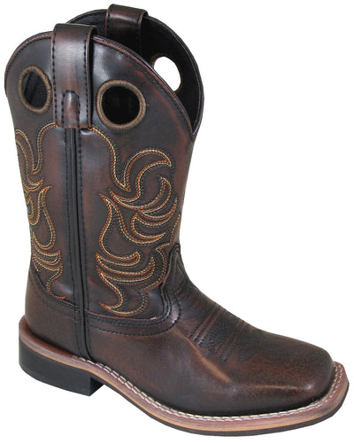 Smoky Mountain Children's Landry Chocolate Cowboy Boot - Breeches.com