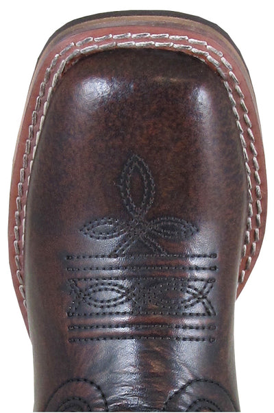 Smoky Mountain Children's Landry Chocolate Cowboy Boot - Breeches.com