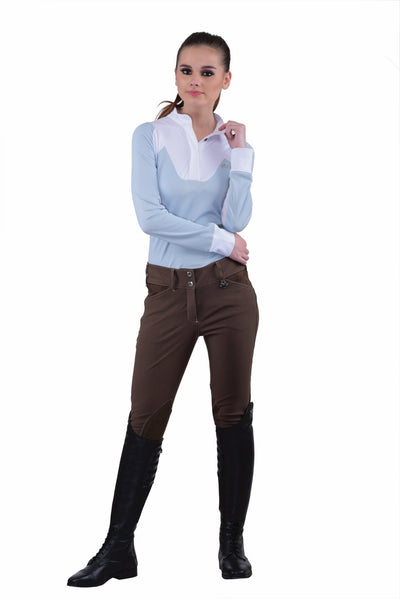 Equine Couture Ladies Sportif Natasha Knee Patch Breeches_15